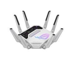 „Asus WiFi 7 Tri-band Gaming“ maršrutizatorius | ROG Rapture GT-BE19000AI | 802.11ax | 10/100/1000 Mbit/s | Ethernet LAN (RJ-45) jungtys 1 | Mesh palaikymas: Taip | MU-MiMO: Taip | 4G/5G | Antenos tipas: Išorinė
