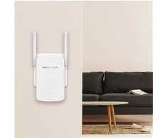 TP-Link Mercusys | AC1200 Wi-Fi diapazono plėstuvas | ME30 | 802.11ac | 2GHz/5GHz | 867+300 Mbit/s | 10/100 Mbit/s | Ethernet LAN (RJ-45) jungtys 1 | MU-MiMO Nr. | nėra PoE | Antenos tipas 2x išorinė