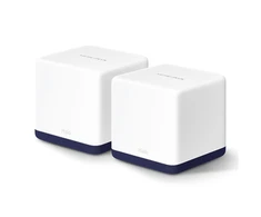 Maršrutizatorius TP-Link Mercusys AC1900 viso namų tinklo „Wi-Fi“ sistema | Halo H50G (2 vnt.) | 802.11ac | 600+1300 Mbit/s | Ethernet LAN (RJ-45) jungtys 3 | Tinklelio palaikymas Taip | MU-MiMO Taip | Nėra mobiliojo plačiajuosčio ryšio