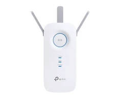 TP-LINK | AC1900 Wi-Fi Range Extender | RE550 | 802.11ac | 2GHz/5GHz | 600+1300 Mbit/s | 10/100/1000 Mbit/s | Ethernet LAN (RJ-45) jungtys 1 | MU-MiMO No | no PoE | Antenna type 3xExternal