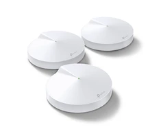 TP-LINK Mesh WiFi sistema Deco M9 Plus (3 pakuotės) 802.11ac 867 Mbit/s 10/100/1000 Mbit/s Ethernet LAN (RJ-45) jungtys 2 Mesh Support Taip MU-MiMO Taip Nėra mobiliojo plačiajuosčio ryšio Antenos tipas 8 x Vidinės antenos 1