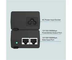 TP-LINK | PoE+ purkštuko adapteris | TL-POE160S | 10/100/1000 Mbit/s | Ethernet LAN (RJ-45) jungtys 1x10/100/1000Mbps RJ45 duomenų įvesties prievadas, 1x10/100/1000Mbps RJ45 maitinimo ir duomenų išvesties prievadas