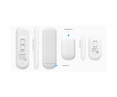 Maršrutizatorius Ubiquiti Networks NanoStation 5AC Loco, 1000 Mbit/s, 10,100,1000 Mbit/s, 450 Mbit/s, 5.150 - 5.250, 5.250 - 5.350, 5.470 - 5.725, 5.725 - 5.850 GHz, 16-QAM,64-QAM,256-QAM,BPSK,QPSK, 10000 m