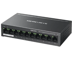 Šakotuvas Mercusys 10 prievadų 10/100 Mbps darbalaukio jungiklis su 8 prievadų PoE+ | Mercusys