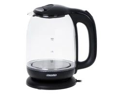 Mesko | Virdulys | MS 1302b | Electric | 2200 W | 1.7 L | Glass | 360° rotational base | Juodas
