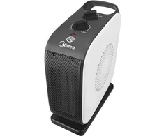 Midea Compact PTC Fan Heater 1500W NTY15-19CA - keraminis šildytuvas, patalpoms iki 10 m², baltas