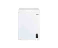 Midea Šaldiklis | MDRC152FEE01 | Energijos vartojimo efektyvumo klasė E | Komoda | Laisvai pastatoma | Aukštis 85 cm | Bendra grynoji talpa 99 l | Baltas