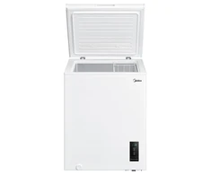 Midea Šaldiklis | MDRC152FEE01 | Energijos vartojimo efektyvumo klasė E | Komoda | Laisvai pastatoma | Aukštis 85 cm | Bendra grynoji talpa 99 l | Baltas
