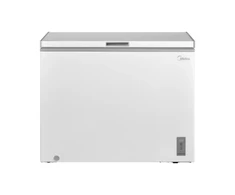 Midea Šaldiklis | MDRC345FZE01 | Energy efficiency class E | Chest | Free standing | Height 85 cm | Total net capacity 249 L | Ekranas | Baltas