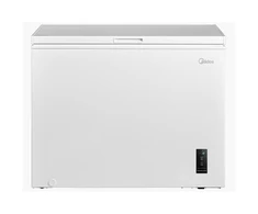 Midea Šaldiklis | MDRC405FEE01 | Energy efficiency class E | Chest | Free standing | Height 85 cm | Total net capacity 290 L | Baltas