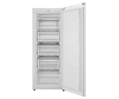 Midea Šaldiklis | MDRU229FZE01 | Energijos vartojimo efektyvumo klasė E | Vertikalus | Laisvai pastatomas | Aukštis 142 cm | Bendra grynoji talpa 160 l | Baltas