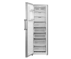 Midea Šaldiklis | MDRU385MTE46 | Energijos vartojimo efektyvumo klasė E | Stačias | Laisvai stovintis | Ūgis 185 cm | Bendra grynoji talpa 272 L | No Frost sistema | Ekranas | Inox