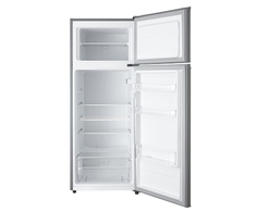 Midea Šaldytuvas | MDRT294FGE50 | Energy efficiency class E | Free standing | Double Door | Height 143 cm | Šaldytuvas net capacity 163 L | Šaldiklis net capacity 41 L | 40 dB | Nerūdijantis plienas