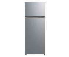 Midea Šaldytuvas | MDRT294FGE50 | Energy efficiency class E | Free standing | Double Door | Height 143 cm | Šaldytuvas net capacity 163 L | Šaldiklis net capacity 41 L | 40 dB | Nerūdijantis plienas