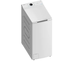 Midea | Skalbimo mašina | MF100T60B/W-HR | Energy efficiency class A | Top loading | Skalbimo talpa 6kg | 1200 RPM | Gylis 61 cm | Plotis 40 cm | Ekranas | LED | Steam function | Baltas