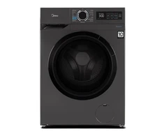 Midea | Skalbimo mašina | MF110W60/T-HR | Energy efficiency class D | Front loading | Skalbimo talpa 6kg | 1000 RPM | Gylis 40 cm | Plotis 59.5 cm | Ekranas | LED | Sidabrinis