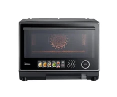 Mikrobangų krosnelė Midea Microwave orkaitė | MSO25H | Free standing | 1000 W | Convection | 25 L | Grilis | Juodas