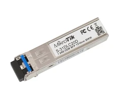 MikroTik | S-31DLC20D | SFP | Single-Mode Fiber | Dual LC | 10/100/1000 Mbit/s | Wavelength 1310 nm | Maximum transfer distance 20000 m | -40 to +70C