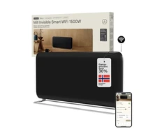 Mill Invisible Smart WiFi Panel heater G4 | PA1500WIFI4A | Panel Heater | 1500 W | Suitable for rooms iki 18-22 m² | Juodas | IPX4