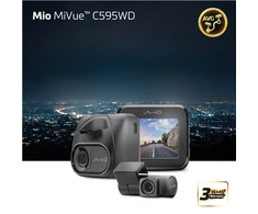 „Mio MiVue C595WD“ (T30 galinio vaizdo kamera), „Full HD“, „STARVIS“, greičio matavimo kamera | GPS | „Wi-Fi“