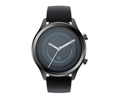 Išmanusis laikrodis Mobvoi TicWatch C2+, Juodos spalvos korpusas su juodos spalvos odiniu dirželiu