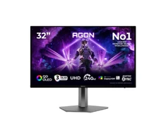 Monitorius AOC | AG326UZD2 | 32 " | QD-OLED | UHD | 16:9 | 240 Hz | 0.03 ms | 3840 x 2160 pikselių | 1000 cd/m² | HDMI jungtys quantity 1 | Juodas
