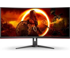 Žaidimų monitorius AOC CU34G2XP/BK, 34", WQHD Curved /3440 x 1440, VA, 180 Hz, 1 ms/ FreeSync Prem/HDR400