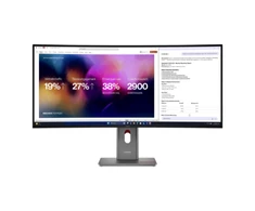 Monitorius Lenovo | ThinkVision P40WD-40 | 39.7 " | IPS | 21:9 | 120 Hz | 4/6 ms | 5120 x 2160 pikselių | 400 cd/m² | Eclipse Juodas
