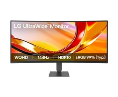 Monitorius LG | 34U620B-B UltraWide | 34 " | VA | WQHD | 21:9 | 144 Hz | 5 ms | 3440 x 1440 pikselių | 300 cd/m² | HDMI jungtys quantity 2