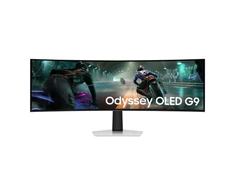 Monitorius Samsung LS49DG910SUXEN Odyssey G9 G91SD | 49 " | OLED | 32:9 | 144 Hz | 0.03 ms | 5120 x 1440 pikselių | 250 cd/m² | HDMI jungtys quantity 1 | Sidabrinis