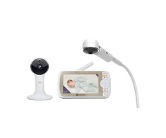 Kūdikio stebėjimo kamera Motorola Full HD Wi-Fi VM65X 5.0", Baltos/Auksinės spalvos