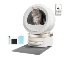 MOVA Išmanusis kačių tualetas MeowgicPod LR10 Prime, baltas