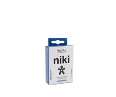 Mr&amp;Mrs Fragrance „Mr&amp;Mrs Niki“ automobilio oro gaiviklio papildymas JRNIKIBX010V00 Automobilio kvapo papildymas, „Equilibrium“, „Juodas“