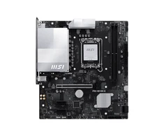 Pagrindinė plokštė MSI PRO H810M-B | Procesoriaus šeima Intel H810 | Procesoriaus lizdas LGA1851 | DDR5 | Palaikomos standžiojo disko sąsajos SATA, M.2 | SATA jungčių skaičius 4
