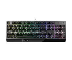Mecha-membraninė Žaidimų klaviatūra MSI Vigor GK30, su RGB pašvietimu, US išdėstymas