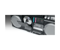 Muzikinis centras Muse | Ghetto Blasters | M-380 GB | AUX in | Bluetooth | Cassette deck | CD grotuvas | Juodas