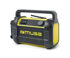 Muse | M-928 BTY | Jobsite Radio speaker | Atsparus vandeniui | Bluetooth | Belaidė jungtis | Portable | NFC features | Juodas/Geltona