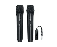 Muse Mūza | Pakuotėje 2 belaidžiai mikrofonai | MC-50 WI | Juoda