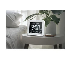 Muse | Sieninis laikrodis with Alarm Function | M-090 WMC | Baltas