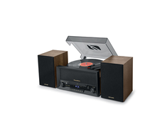 Muse Mūza | Patefono mikrosistema | MT-120MB | Stalčiaus tipo CD durelės | USB prievadas | AUX įėjimas