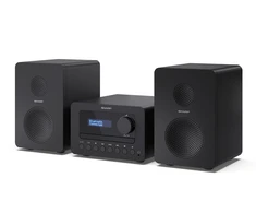 Muzikinis centras Sharp TOKYO DAB+ Hi-Fi Micro System, juodos spalvos - XL-B520D(BK)
