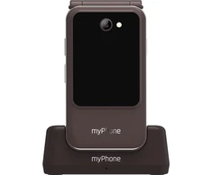 „myPhone Harmony LTE Praline“ kolekcija | Rudas | 2,8+1,44 colio | IPS | 48 MB | 128 MB | Viena SIM | „MicroSD“ | 3G | „Bluetooth“ | 5.1 | Pagrindinės kameros raiška 2 MP | 1300 mAh