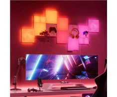 Lubinis šviestuvas „Nanoleaf“ blokų ir kvadratų papildomas rinkinys (2 panelės) | Daugiau nei 16 mln. spalvų
