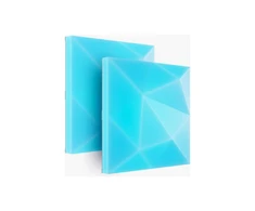 „Nanoleaf Blocks“ tekstūruotų didelių kvadratų papildomas rinkinys (2 panelės) | 16 mln. spalvų