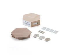 Sieninis šviestuvas Nanoleaf | Elementų medžio išvaizdos šešiakampių išplėtimo paketas (3 panelės) | Šaunus Baltas + Šiltas Baltas