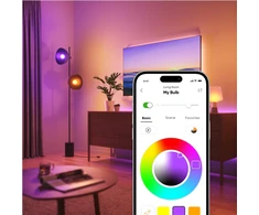 Nanoleaf Essentials Smart A60 lemputė B22 Matter 9W 806Lm RGBCW 2700-6500K, 3vnt pakuotė | Nanolapis | Nanoleaf Essentials Smart A60 lemputė B22 Matter 9W 806Lm RGBCW 2700-6500K, 3vnt pakuotė | B22 | 8,5 W | RGBCW | Bluetooth, siūlai