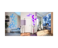 Nanoleaf Nanolapis | Formos Hexagons Starter Kit (9 plokštės) | 16 mln.+
