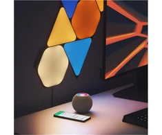 Nanoleaf | Formos Juodas Šešiakampis Išplėtimo rinkinys (3 panelės) | 42 W | WiFi