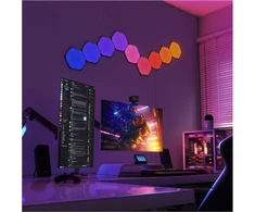 Sieninis šviestuvas Nanoleaf | Shapes Juodas Hexagons Starter Kit (9 panels) | 42 W | WiFi