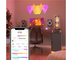 Nanoleaf Nanolapis | Formos trikampių pradinis rinkinys (15 plokščių) | 1,5 W | 16M+ spalvų